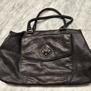 Ted Baker Black Leather Handbag - Like New!